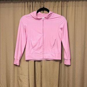Stylish Pink Kids Zip-Up Hoodie Inside/Outside Pockets REFER 2 PICS 4 ANY DAMAGE